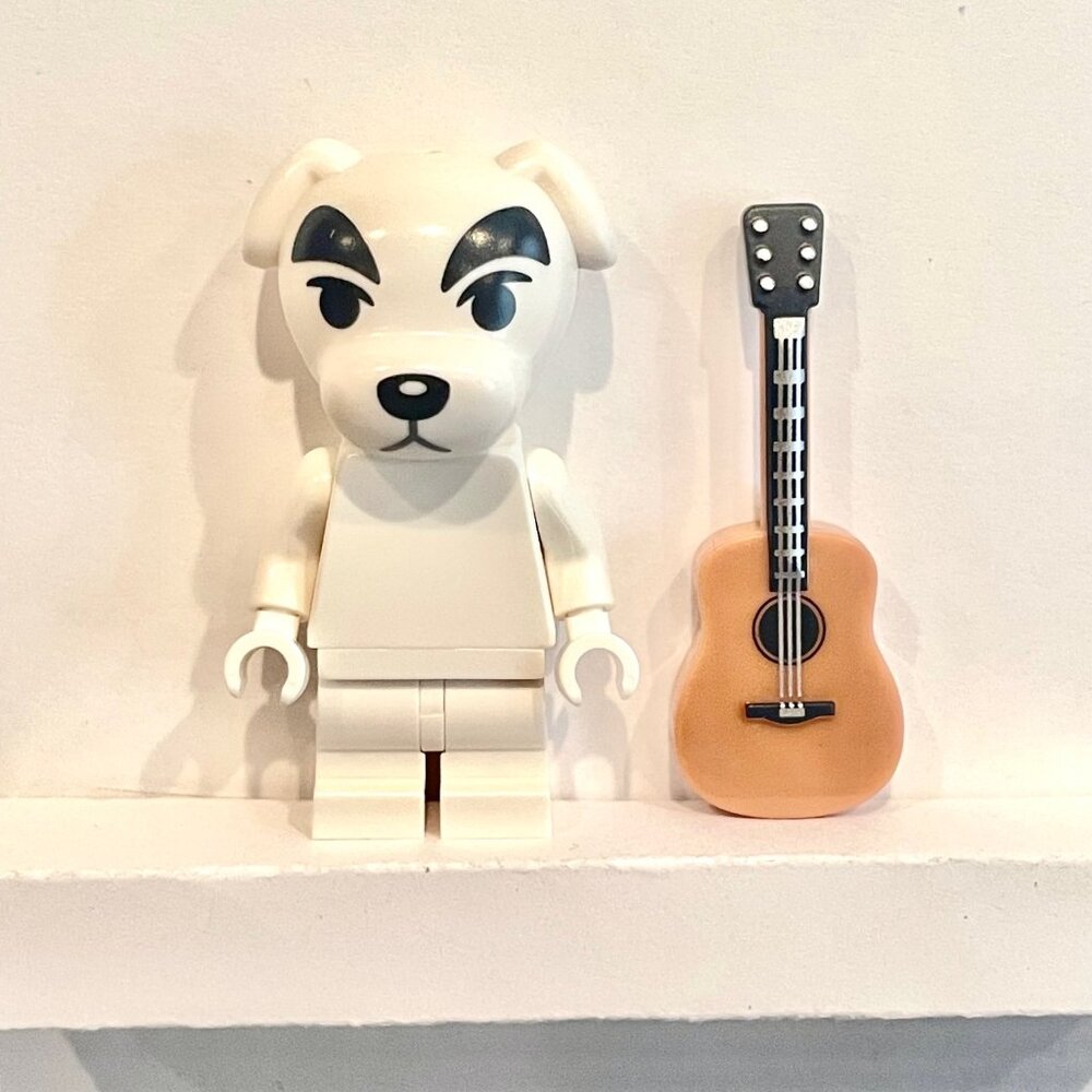 LEGO Animal Crossing K.K. Slider Minifigure with Guitar from set 77052 New